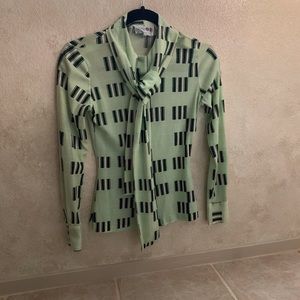 Vintage 70s HUK A POO Bow Collar Shirt